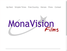Tablet Screenshot of monavisionfilms.com